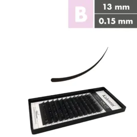 Kalentin Extensiones De Pestañas Clásicas Curva B 0,15 13mm